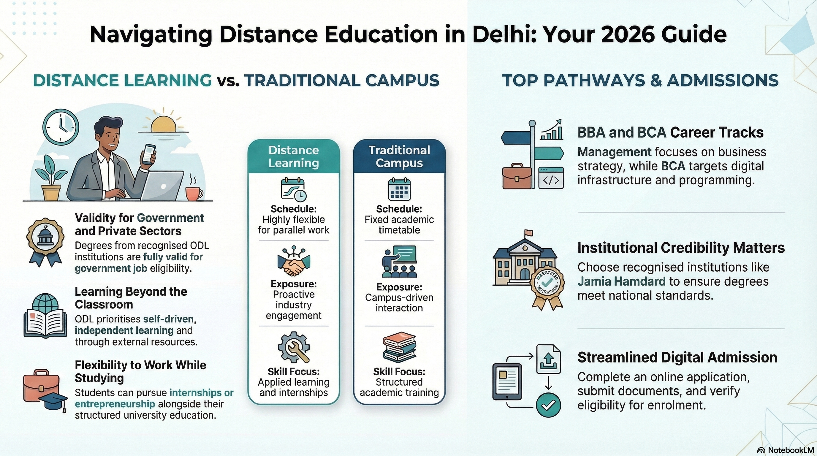 BBA Distance Education After 12th in Delhi
