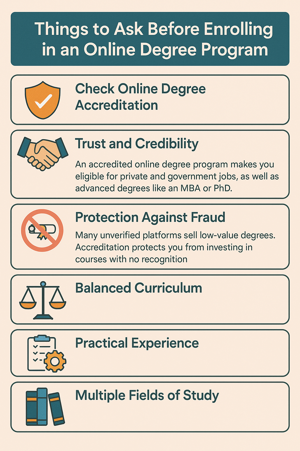 Things to Ask Before Enrolling